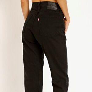 Levi's Wedgie Straight Black Women's Boot Cut Jeans